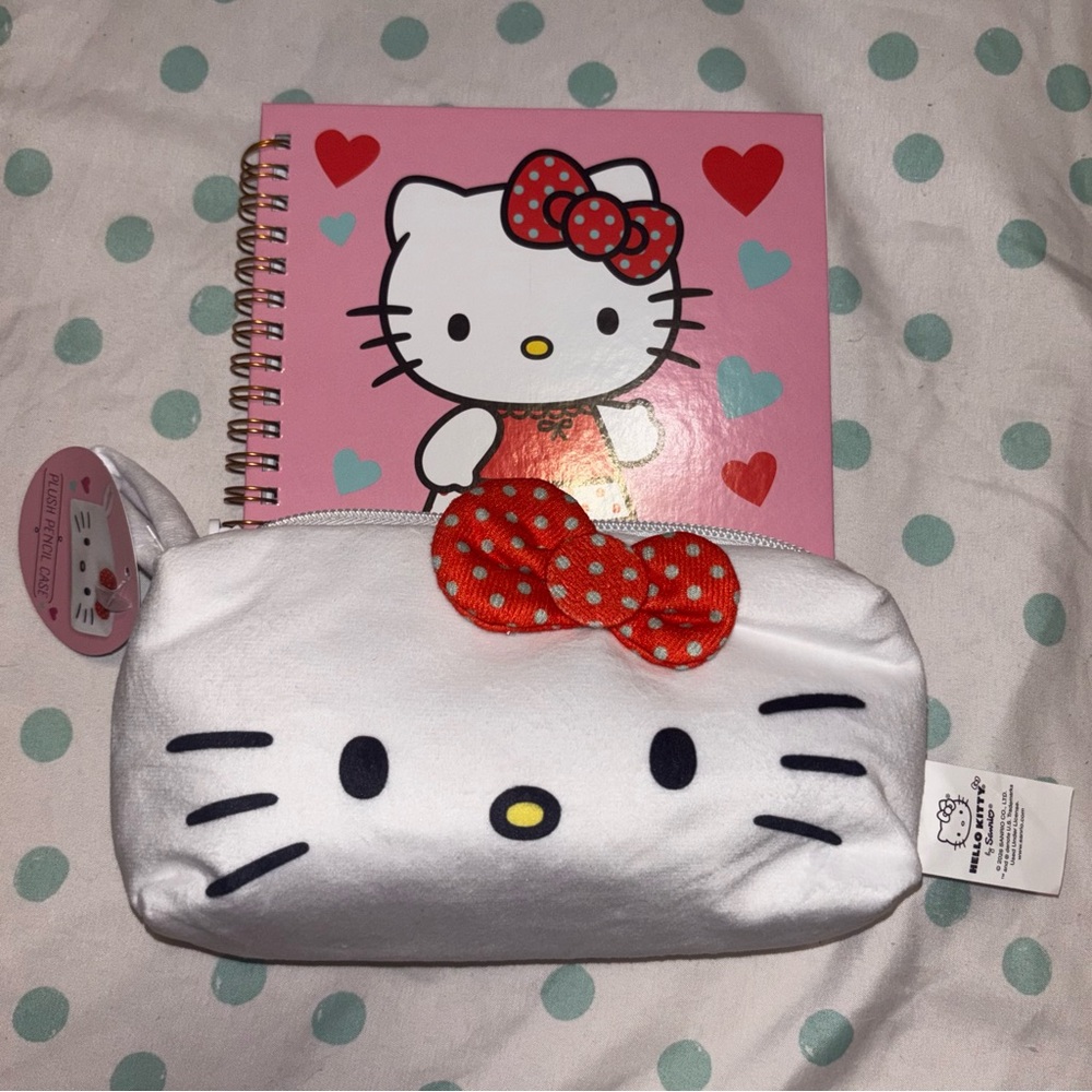 Hello Kitty Notebook & Pencil Case